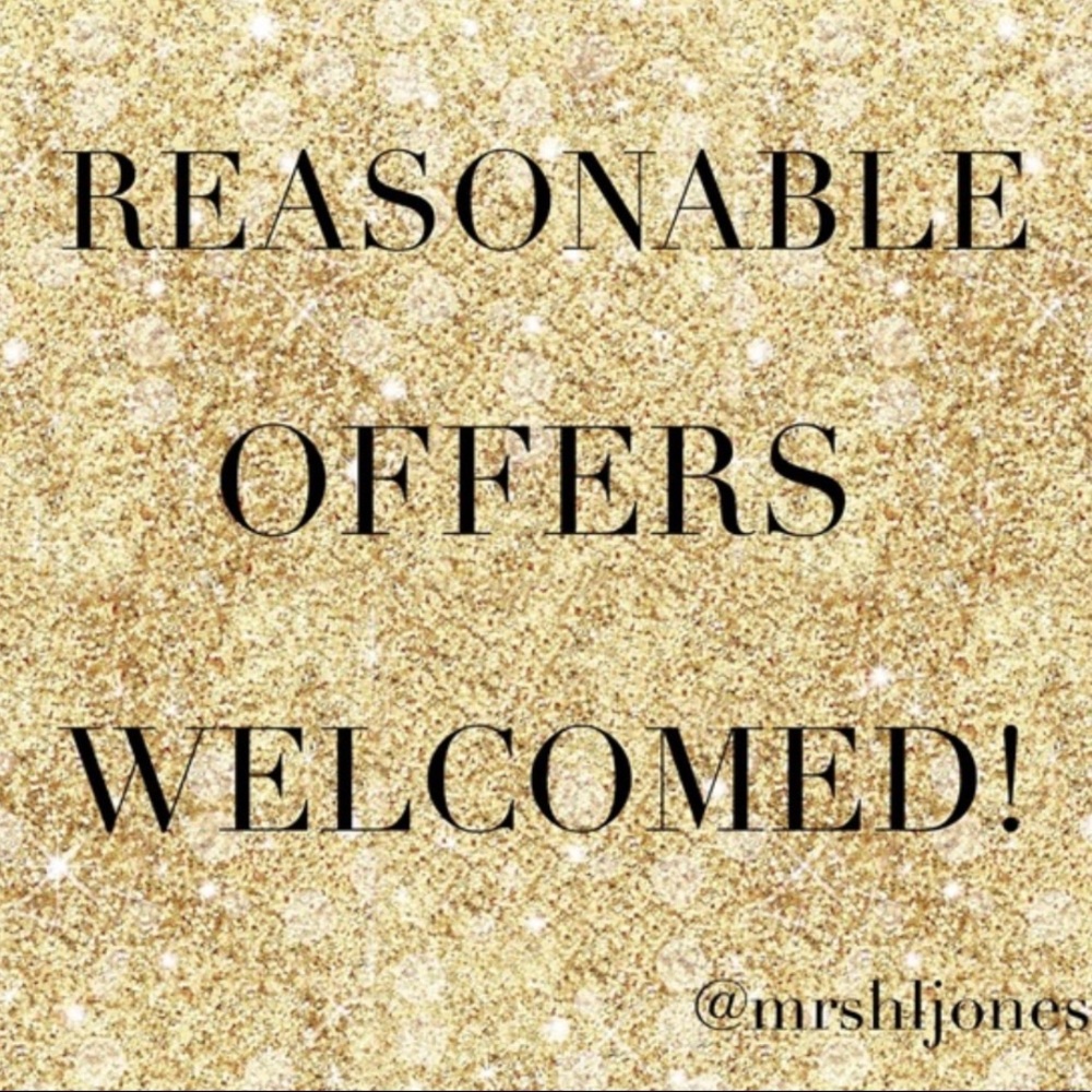 Reasonable Offers Welcomed